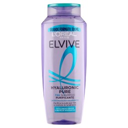 Elvive L'oreal Shampoo 300ml - Hyaloronic Pure - 72h Purificante - Grassi