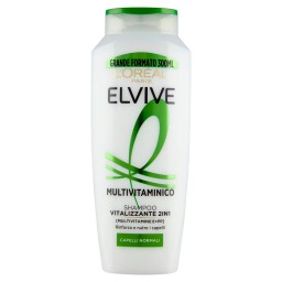 Elvive L'oreal Shampoo 300ml - Multivitaminico Volumizzante 2in1