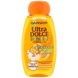 Ultra Dolce Shampoo 250ml - Bambini Albicocca - Districante Non Brucia Occhi
