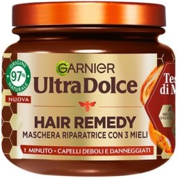 Ultra Dolce Maschera Per Capelli - 340ml - Tesori Di Miele - Capelli Deboli