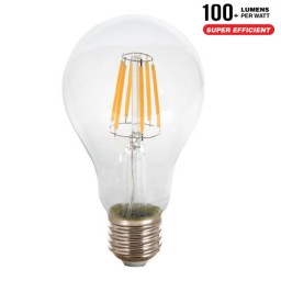 V-tac Lampadina Con Filamento Led - Goccia - E27 6w 4000k - Luce Naturale