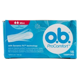 Ob Procomfort Tamponi Assorbenti Interni Con Applicatore - 16 Pezzi - Mini