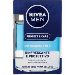 Nivea For Men After Shave 100ml Protect & Care 2in1 Rinfrescante Protettivo