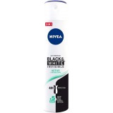Nivea Deodorante Spray Formato Maxi 200ml - Black & White Invisible - Active
