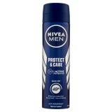 Nivea Deodorante Spray 150ml - For Men - Protect & Care - 48h Quick Dry