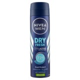 Nivea Deodorante Spray - 150ml - For Men - Dry Fresh - 72h Dual Protect