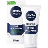 Nivea For Men Crema Idratante 75ml - Sensitive - 24h Di Sollievo