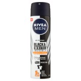Nivea Deodorante Spray - 150ml - For Men - Black & White Invisible - 48h