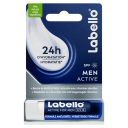 Labello Balsamo Labbra - 5.5ml - 4.8g - For Men Active - Spf 15