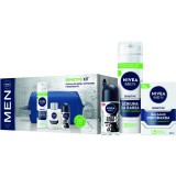 Nivea Men Sensitive: Schiuma Da Barba + After Shave + Deo Roll-on + Borsello