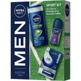 Nivea Men Sport Cofanetto: Deo Roll-on + Doccia 250ml + Labello