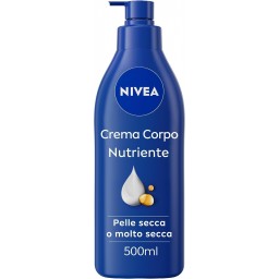 Nivea Body Crema Fluida Corpo - 500ml - 72h Nutriente - Acido Ialuronico