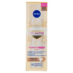 Nivea Luminous 630 Anti-macchie Fluido Cc Spf30 3in1 - 02 Medium - 40ml