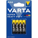 Varta Superlife Pile Formato Aaa Ministilo Zinco Carbone 1.5v - 4 Pezzi