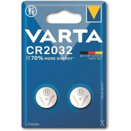 Varta 2 Pile Bottone Formato 2032 Lithio Per Telecomadi Auto E Cancelli