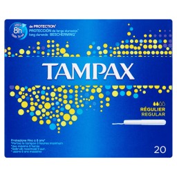 Tampax Blue Box Assorbenti Igienici Interni - 20 Pezzi - Formato Regular