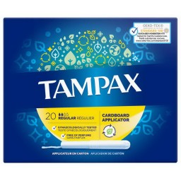 Tampax Blue Box Assorbenti Igienici Interni - 20 Pezzi - Formato Regular