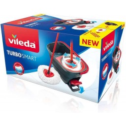 Vileda Turbo Smart Mop Microfibra Lavapavimenti Rotante Con Sistema A Pedale