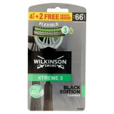 Wilkinson Xtreme3 Rasoi Radi & Getta Trilama - 6 Pezzi - Black Edition