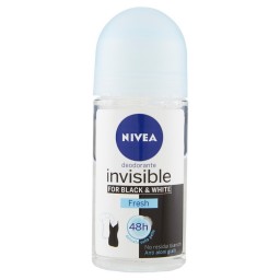 Nivea Deodorante Roll-on 50ml - 48h - Invisible For Black & White - Pure
