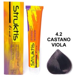 Struktis Crema Colorante 100ml - 4.2 Castano Viola