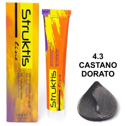 Struktis Crema Colorante 100ml - 4.3 Castano Dorato