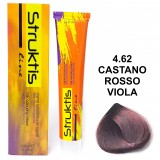 Struktis Crema Colorante 100ml - 4.62 Castano Rosso Viola