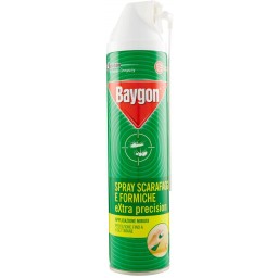 Baygon Insetticida Spray Scarafaggi E Formiche - 400ml - Precision - Cannula