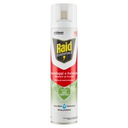 Raid Essentials Insetticida Scarafaggi E Formiche - 400ml - A Base Vegetale