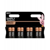 Duracell Simply Pile Formato Aa Stilo 1.5v - 8 Pezzi - Alkaline