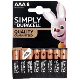 Duracell Simply Pile Formato Aaa Ministilo 1.5v - 8 Pezzi - Alkaline