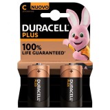 Duracell Plus Pile Formato C 1/2torcia 1.5v - 2 Pezzi - Alkaline
