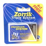 Zorrik Trilama Ricambio Testine 5pz Compatibili Con Sistema Gillette Sensor