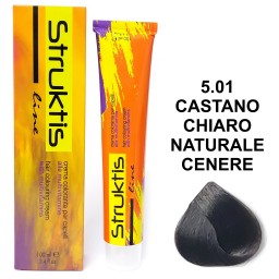 Struktis Crema Colorante 100ml - 5.01 Castano Chiaro Naturale Cenere