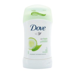 Dove Deodorante Stick 40ml - 48h No Alcool - Go Fresh Te' Verde E Cetriolo