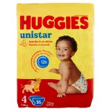 Huggies Unistar - 16 Pannolini Taglia 4 Maxi 7-18 Kg