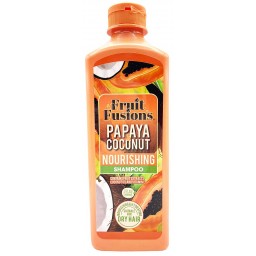Fruit Fusions Shampoo 600ml - Nutriente - Papaya E Coconut - Capelli Secchi