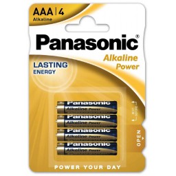 Panasonic Pile Formato Aaa Ministilo Alcaline 1.5v - 4 Pezzi