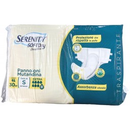 Serenity Pannoloni Mutandina Per Incontinenti - 30 Pezzi - Extra - Taglia S