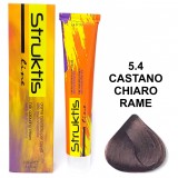 Struktis Crema Colorante 100ml - 5.4 Castano Chiaro Rame