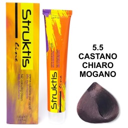 Struktis Crema Colorante 100ml - 5.5 Castano Chiaro Mogano