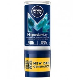 Nivea Deodorante Roll-on 50ml - For Men - Magnesium Dry