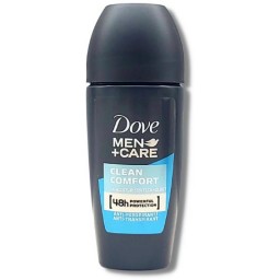Dove Deodorante Roll-on 50ml - For Men - Clean Comfort - 48h No Alcool