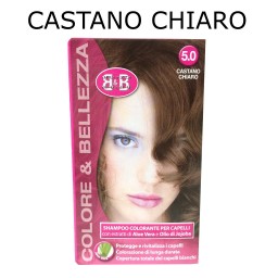 B&b Bellezza Benessere Shampoo Colorante Capelli - N. 5 Castano Chiaro