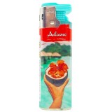 Adamo Accendino Elettronico Antivento Ricaricabile - Colori Assortiti - B25