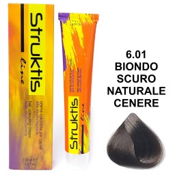 Struktis Crema Colorante 100ml - 6.01 Biondo Scuro Naturale Cenere