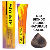 Struktis Crema Colorante 100ml - 6.03 Biondo Scuro Naturale Caldo