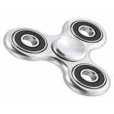 Fidget Spinner Alu Silver In Metallo E Alluminio