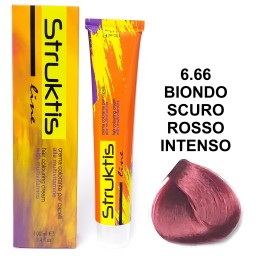 Struktis Crema Colorante 100ml - 6.66 Biondo Scuro Rosso Intenso
