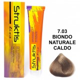 Struktis Crema Colorante 100ml - 7.03 Biondo Naturale Caldo